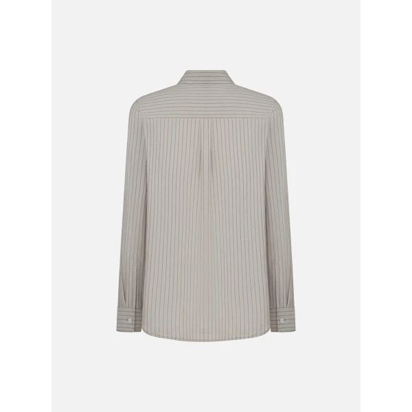 blazé milano anabas shirt in joysail beige and black