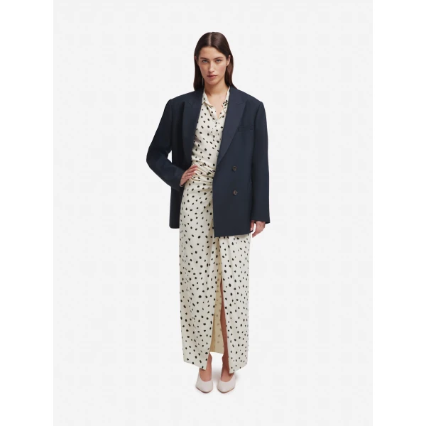 blazé milano anabas shirt in mariquita pois white