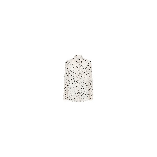 blazé milano anabas shirt in mariquita pois white