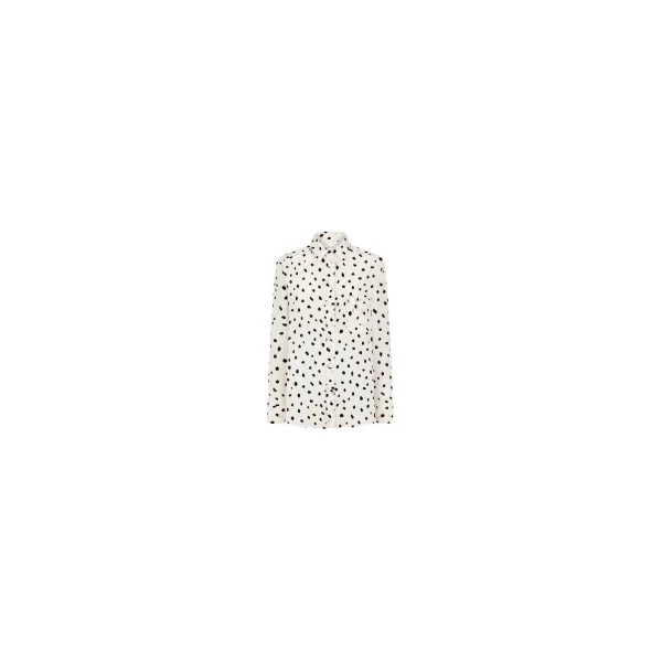 blazé milano anabas shirt in mariquita pois white