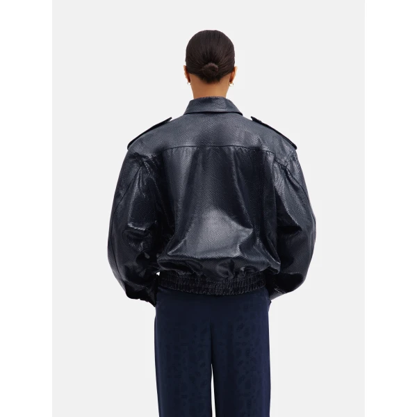 blazé milano charlie bomber in emera dark navy