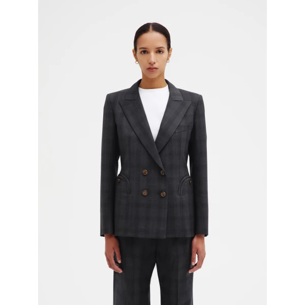 blazé milano charmer blazer in bravado grey