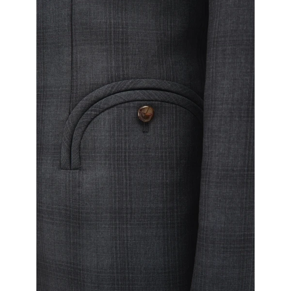 blazé milano charmer blazer in bravado grey