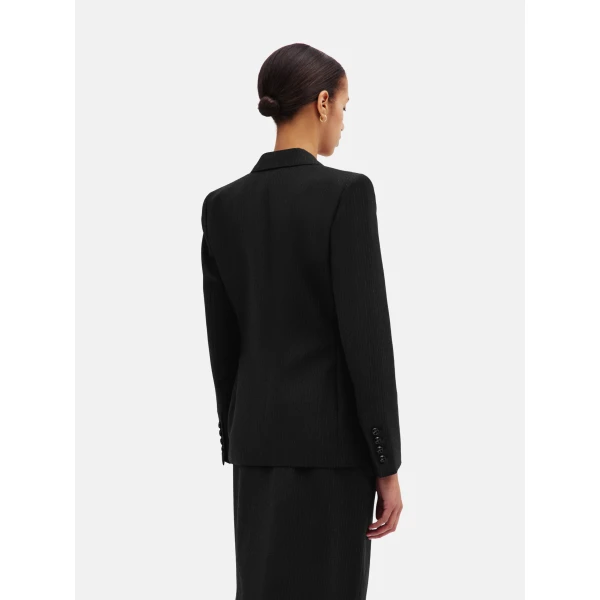 blazé milano charmer blazer in classy carbon black