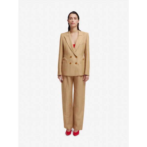 blazé milano charmer blazer in renegade sand