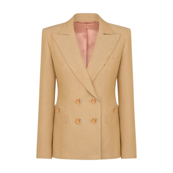 blazé milano charmer blazer in renegade sand