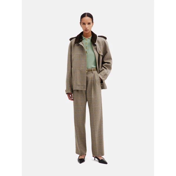 blazé milano chausie trench in saona beige