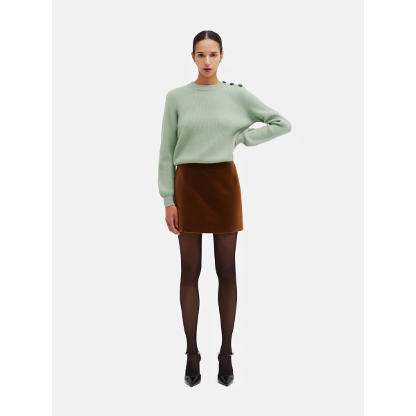 blazé milano coci mini skirt in jealousy caramel