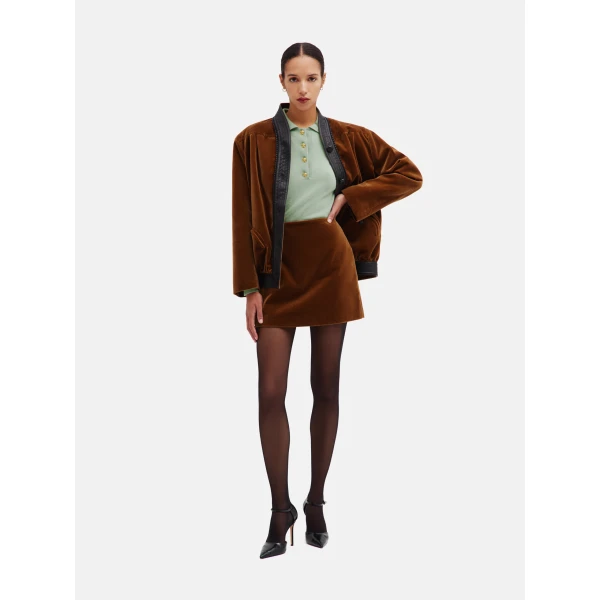 blazé milano coiba jacket in jealousy caramel