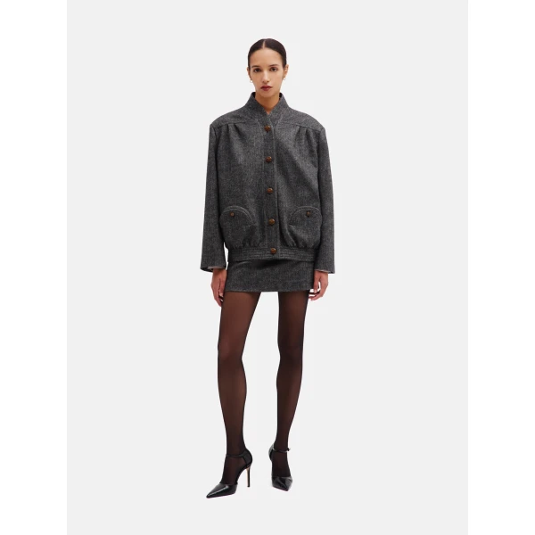 blazé milano coiba jacket in jline black and white