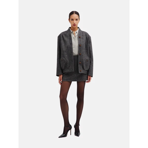 blazé milano coiba jacket in jline black and white