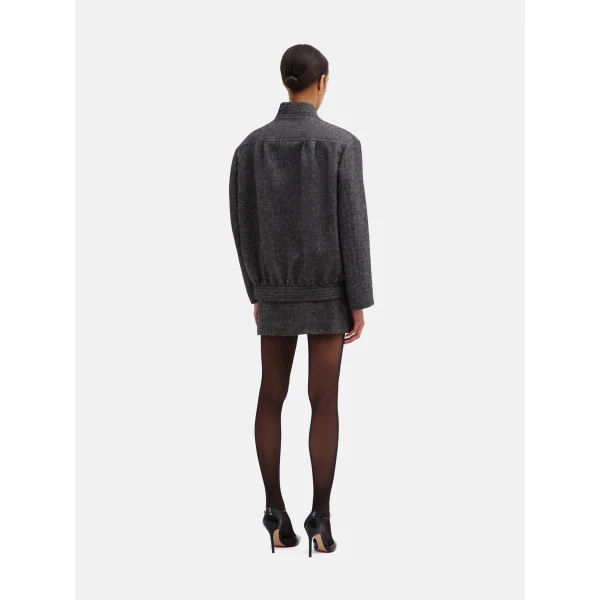 blazé milano coiba jacket in jline black and white