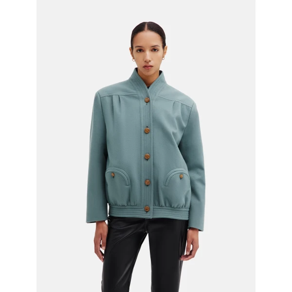 blazé milano coiba jacket in mystere aqua