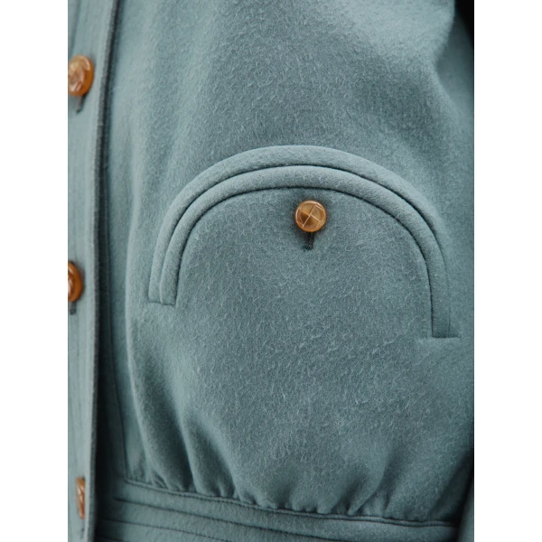 blazé milano coiba jacket in mystere aqua
