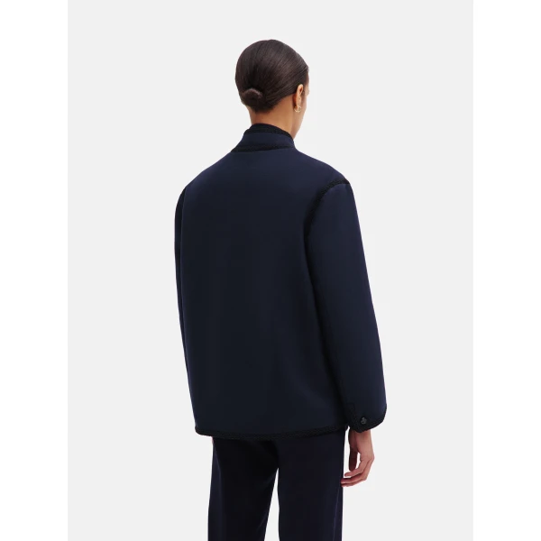 blazé milano curly jacket in nitak navy