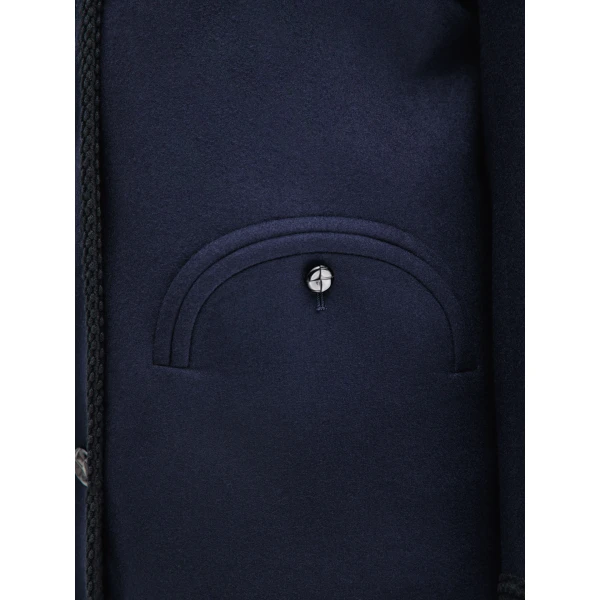 blazé milano curly jacket in nitak navy
