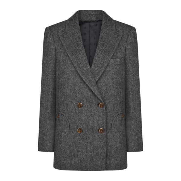 blazé milano everyday blazer in jline black and white