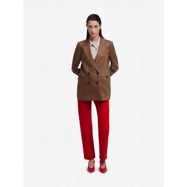 blazé milano everyday blazer in takanuya cherrywood