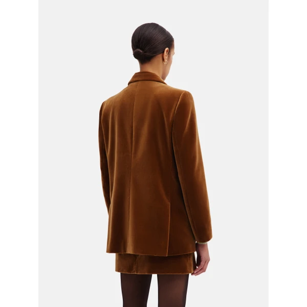blazé milano everynight blazer in jealousy caramel