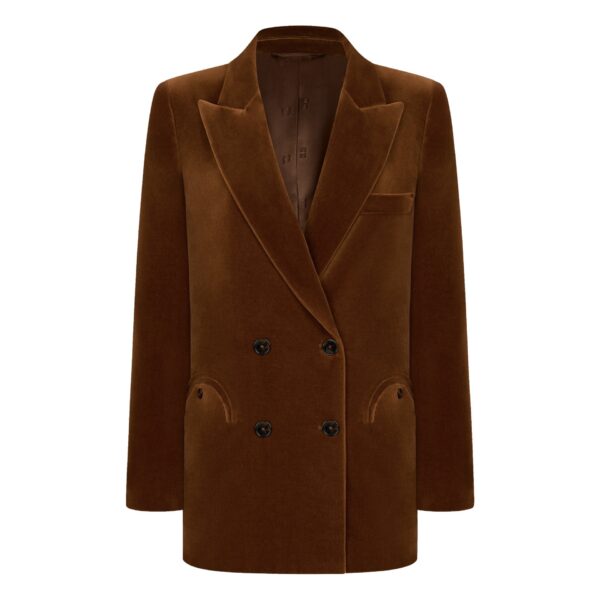blazé milano everynight blazer in jealousy caramel