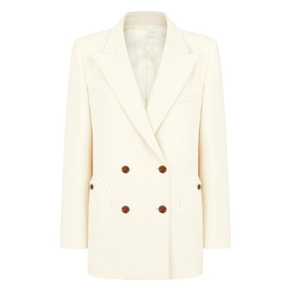blazé milano everynight blazer in missy cream