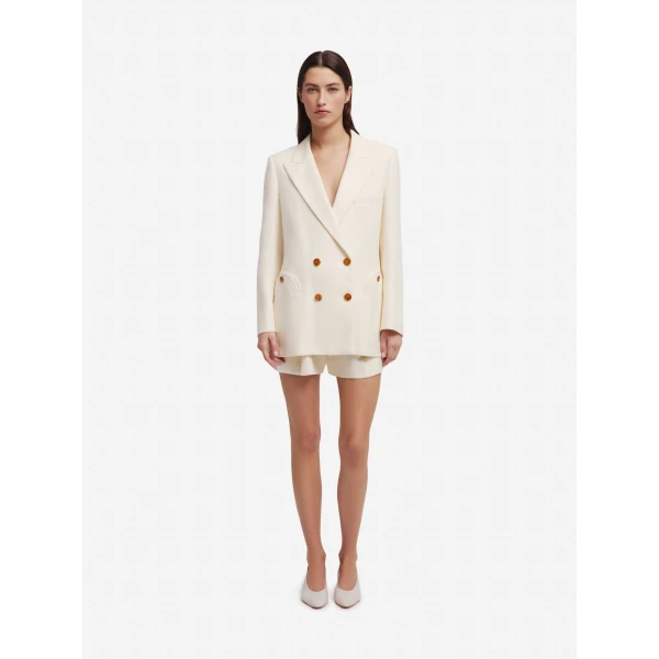 blazé milano everynight blazer in sun ivory
