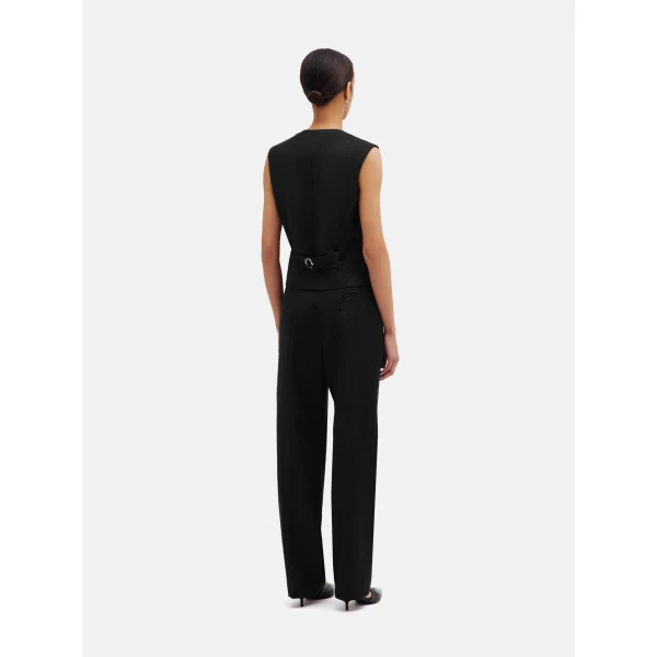 blazé milano feral gilet in classy carbon black