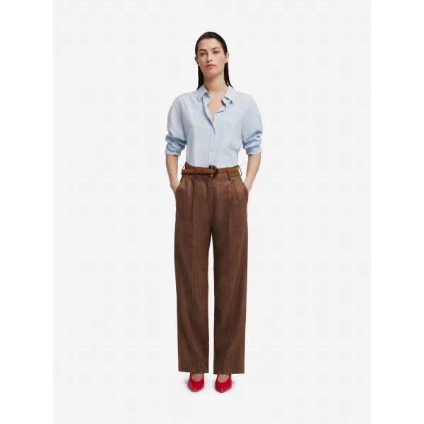 blazé milano fox pants in takanuya cherrywood