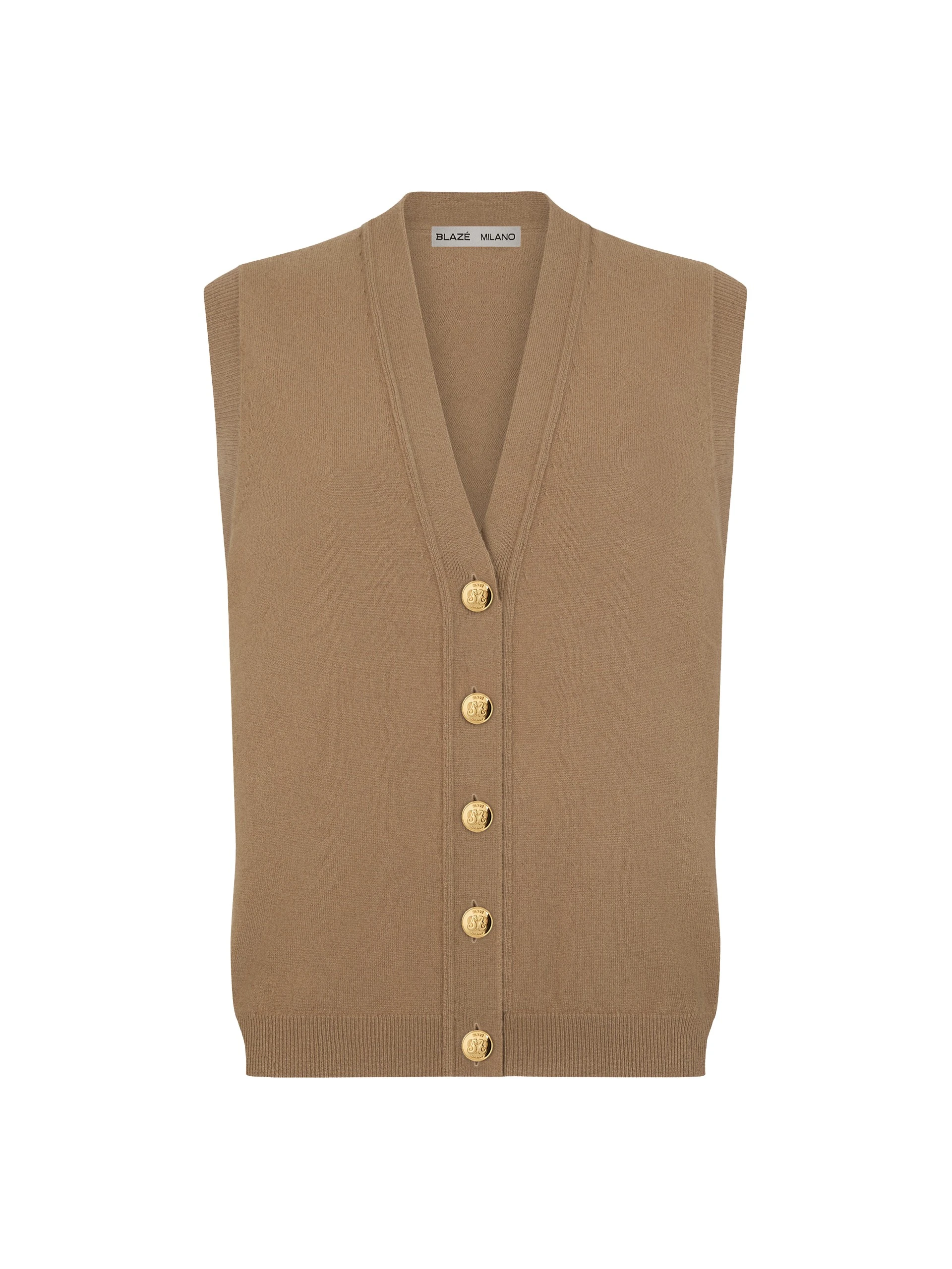Blaze-Milano-Blaze-Milano-Gilet-in-Highland-Camel96503_nobg blazé milano gilet in highland camel