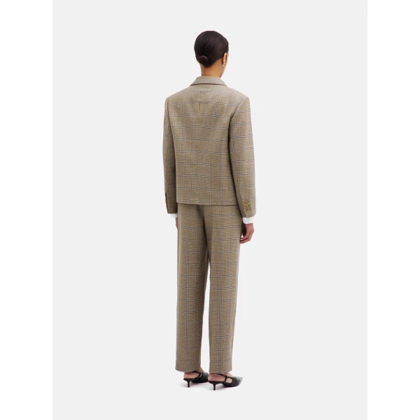blazé milano glassy pant in saona beige