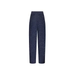 blazé milano glassy pant in seahorses deep blue