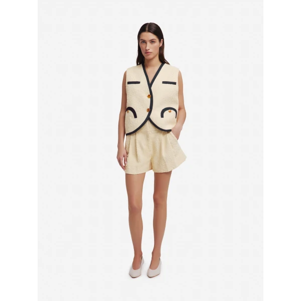 blazé milano gliss gilet in orinda butter