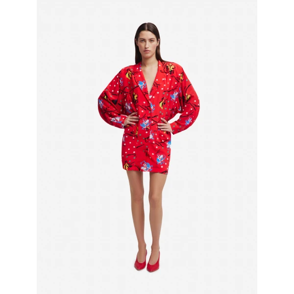 blazé milano honeybelle mini dress in solaris crab