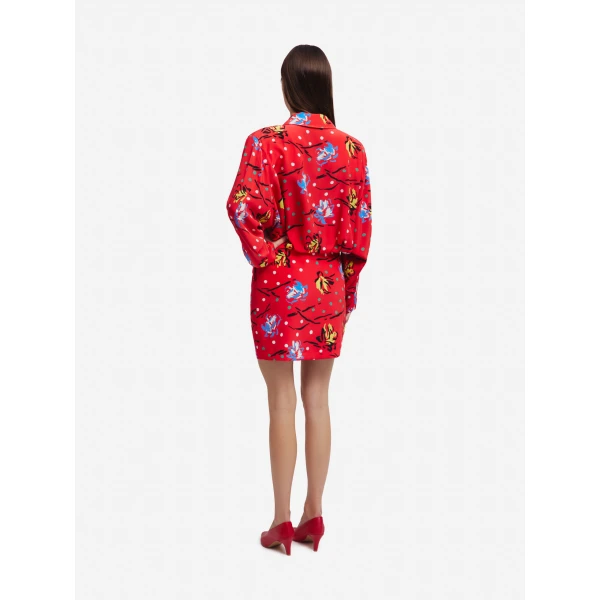 blazé milano honeybelle mini dress in solaris crab