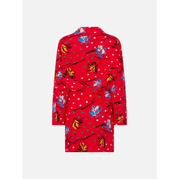 blazé milano honeybelle mini dress in solaris crab