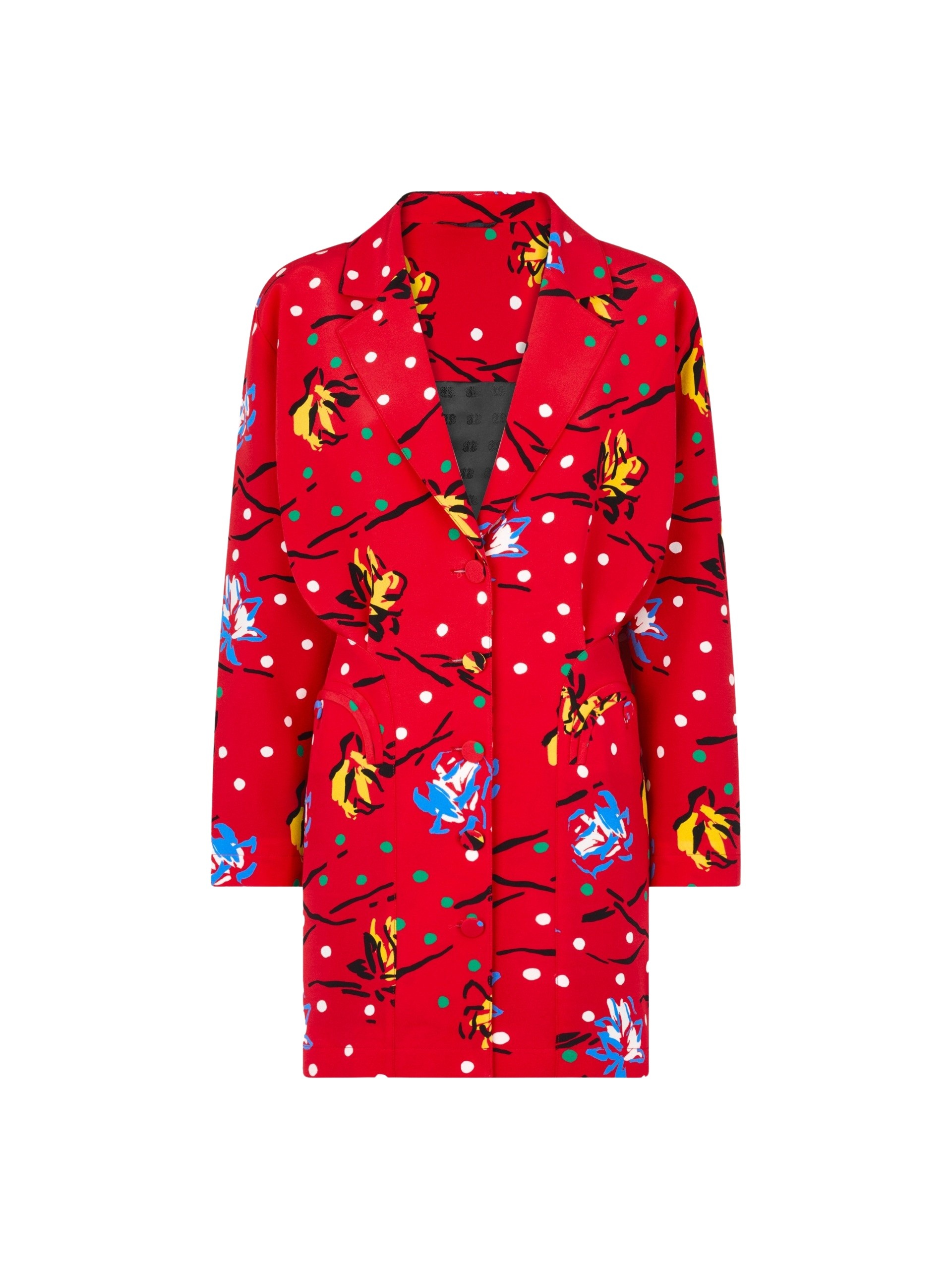 blazé milano honeybelle mini dress in solaris crab