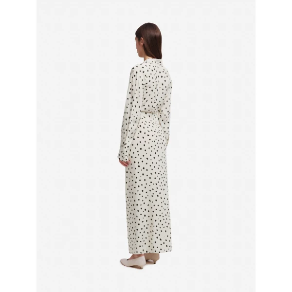 blazé milano konik maxi shirt in mariquita pois white
