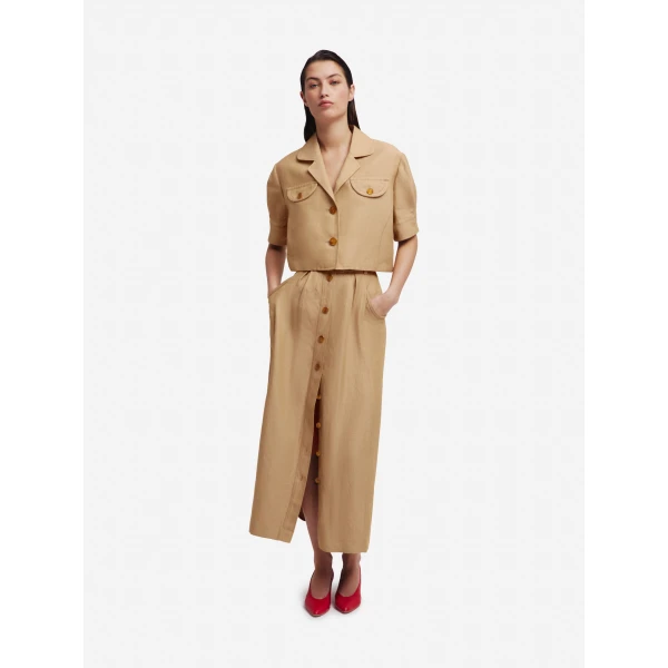 blazé milano lola jacket in renegade sand