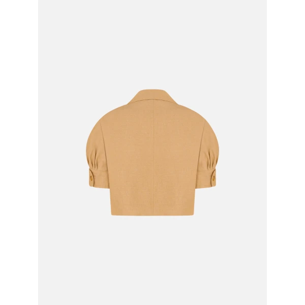 blazé milano lola jacket in renegade sand