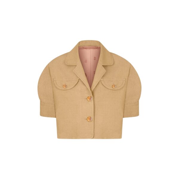 blazé milano lola jacket in renegade sand