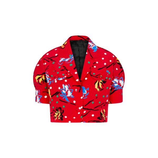 blazé milano lola jacket in solaris crab