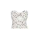 Blaze-Milano-Blaze-Milano-Long-Eva-Top-in-Mariquita-Pois-White72419_nobg blazé milano long eva top in mariquita pois white