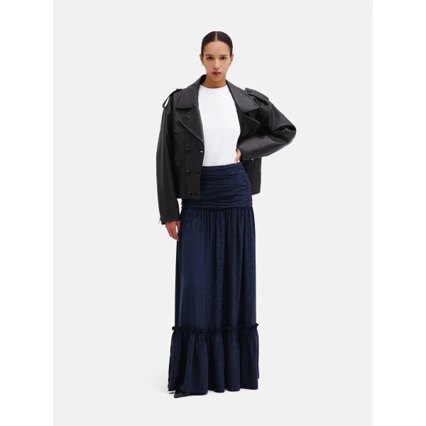 blazé milano mick bomber jacket in vegas baby black
