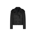 blazé milano mick bomber jacket in vegas baby black