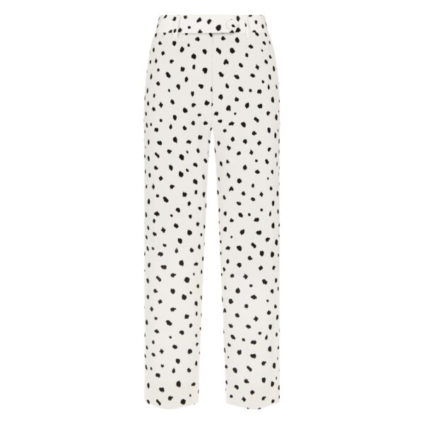 blazé milano nana pants in mariquita pois white