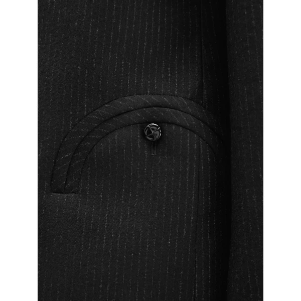 blazé milano nightbreak blazer in classy carbon black