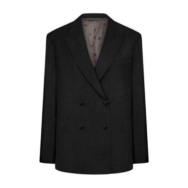 blazé milano nightbreak blazer in classy carbon black