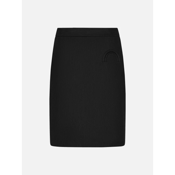 blazé milano popeye skirt in classy carbon black