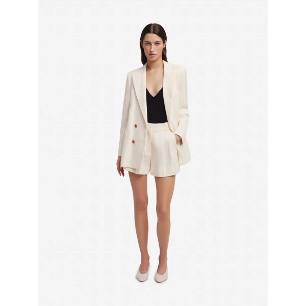 blazé milano selle shorts in sun ivory