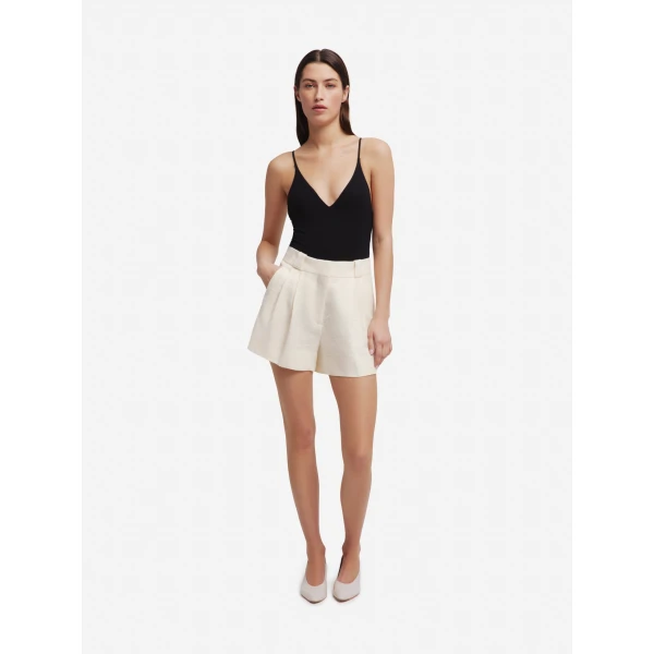 blazé milano selle shorts in sun ivory